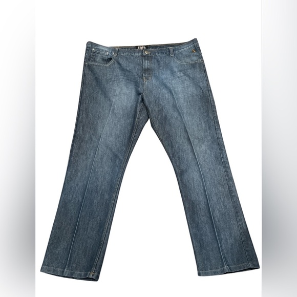 Lion’s Crest by English Laundry Straight Leg Classic Blue Denim Jeans Size 46x32 - Picture 1 of 5
